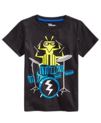 Epic Threads Little Girls Graphic-Print Lo Deep Black 4T,6