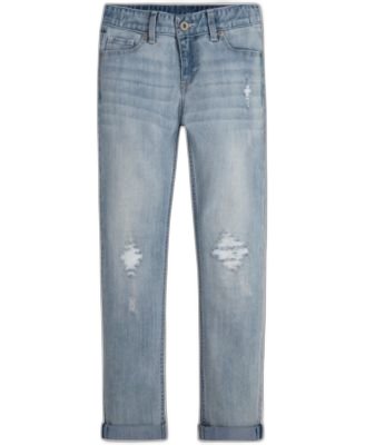 Levi's Destructed Boyfriend Jeans, Li Weathered Indigo with Destruct 6