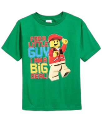 LEGO Little Boys Big Deal Graphic- Kelly Green 5, 6