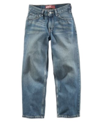 Levi's Boys 550 Husky Relaxed Fit Dark Crosshatch 12 Husky