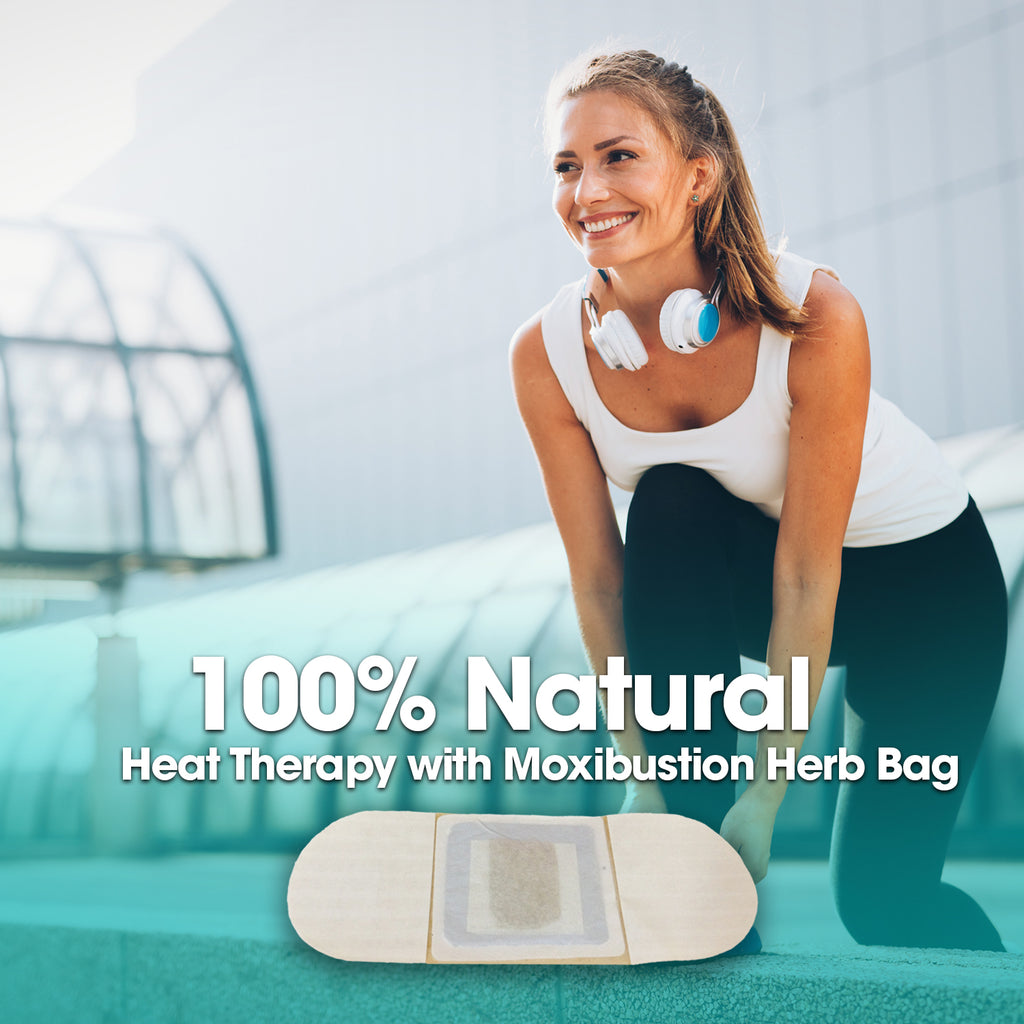 Moxibustion Menstrual Cramps Pain Relief Natural Heating Herb Therapy Patches
