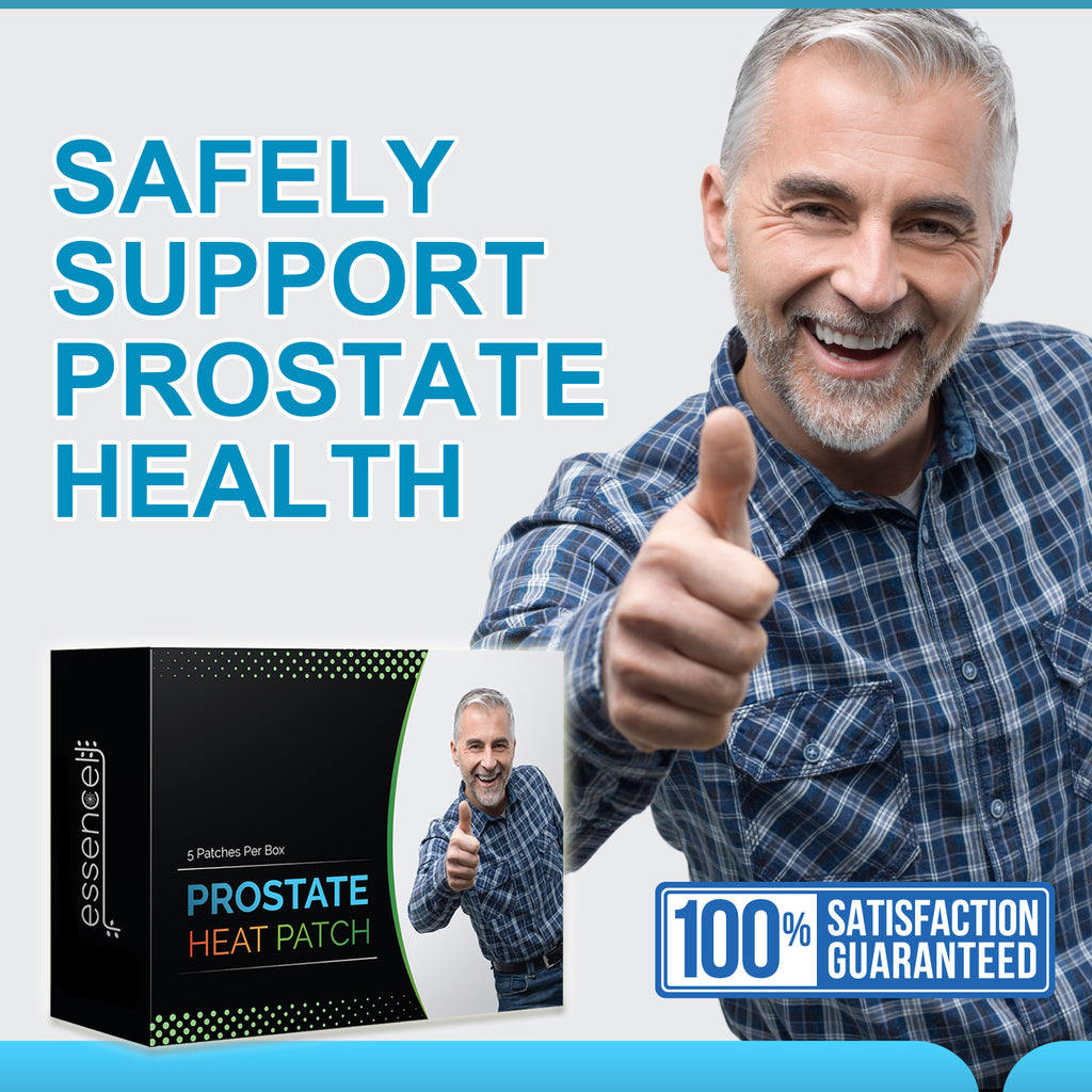 Prostate Heating Patch with Prostate Health Support Formula to Reduce Frequent Urination and Better Bladder Health, Increase Sex Drive Men
